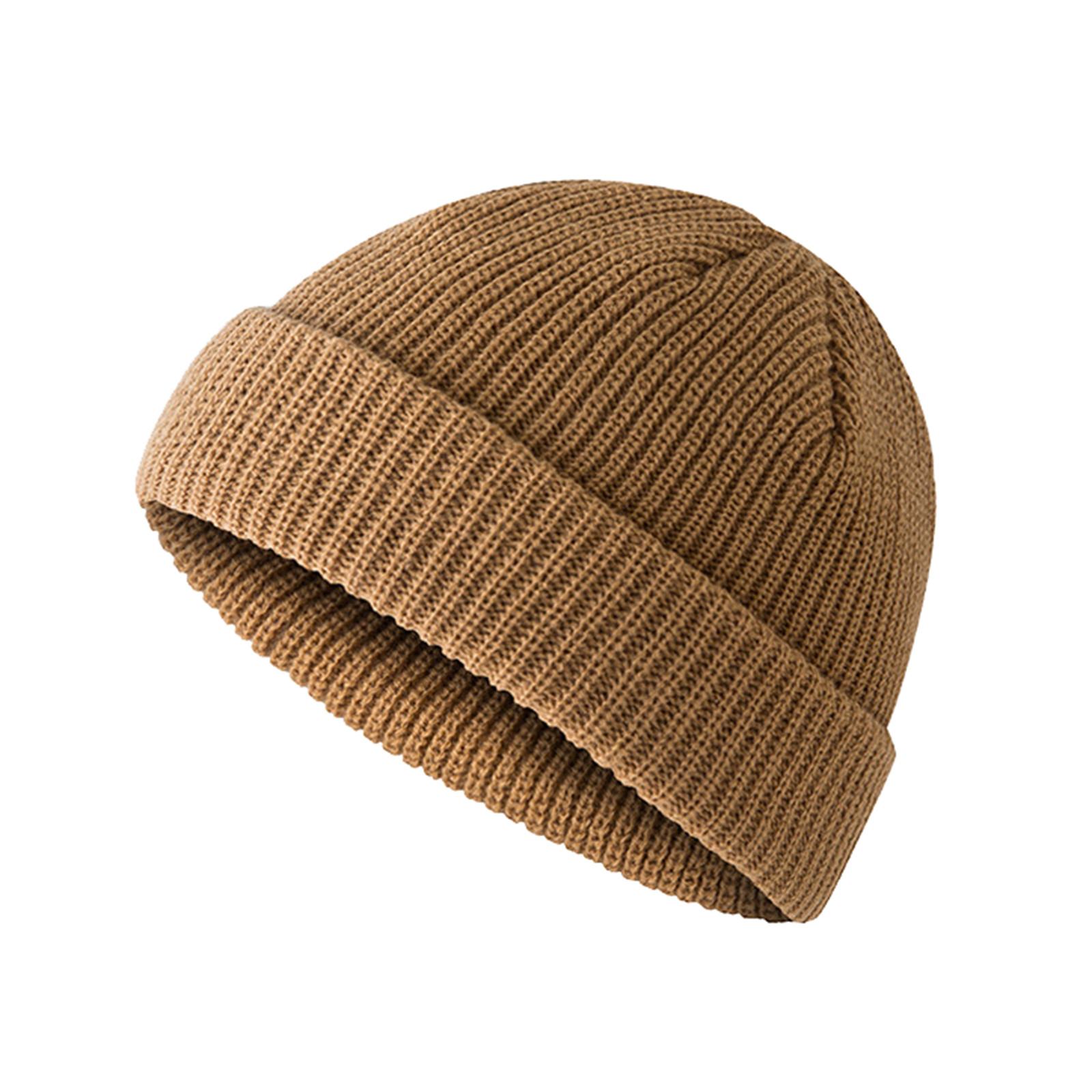 thumbnail image 2 of Gorro de punto unisex para invierno con pompón sintético - Gorro cálido de mezcla de lana, talla única, para hombres y mujeres adultos, 2 of 2